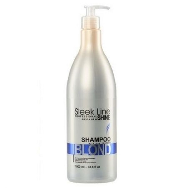 Sleek Line Blond Shampoo szampon do wÂ³osÃ³w blond zapewniajÂ±cy platynowy odcieÃ± 1000ml
