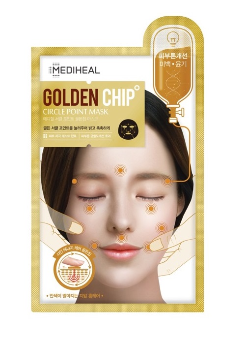 Golden Chip Circle Point Mask maska rozjaÂ¶niajÂ±ca do twarzy 25ml