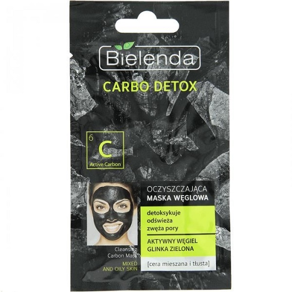 Carbo Detox oczyszczajÂ±ca maska wÃªglowa dla cery mieszanej i tÂ³ustej 8g