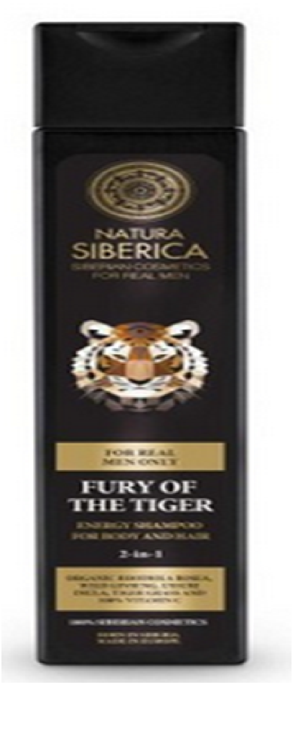 Men Fury Of The Tiger Energy Shampoo energetyzujÂ±cy szampon do ciaÂ³a i wÂ³osÃ³w 250ml