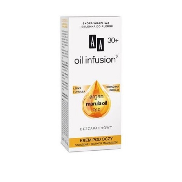 Oil Infusion Argan Marula Oil Q10 30+ Eye Cream krem pod oczy nawilÂ¿enie + redukcja zmarszczek 15ml