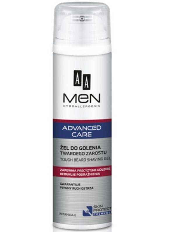 AA Men Advanced Care Tough Beard Shaving Gel ¿el do golenia 200ml