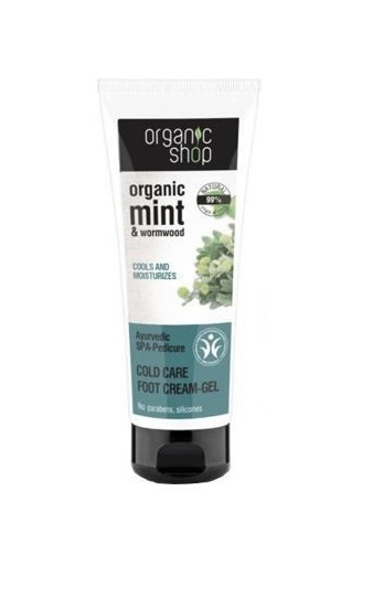 Organic Mint & Wormwood Cold Care Foot Cream-Gel kremowy Â¿el do stÃ³p 75ml