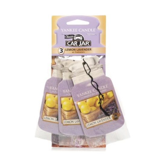 Car Jar Bonus Pack zestaw zapachÃ³w samochodowych Lemon Lavender 3sztuki